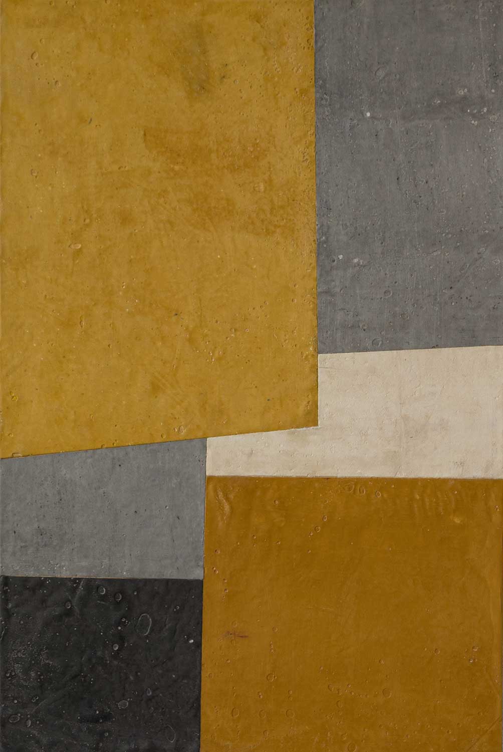 Mosaico Amarelo I - Série Cor Da Pedra